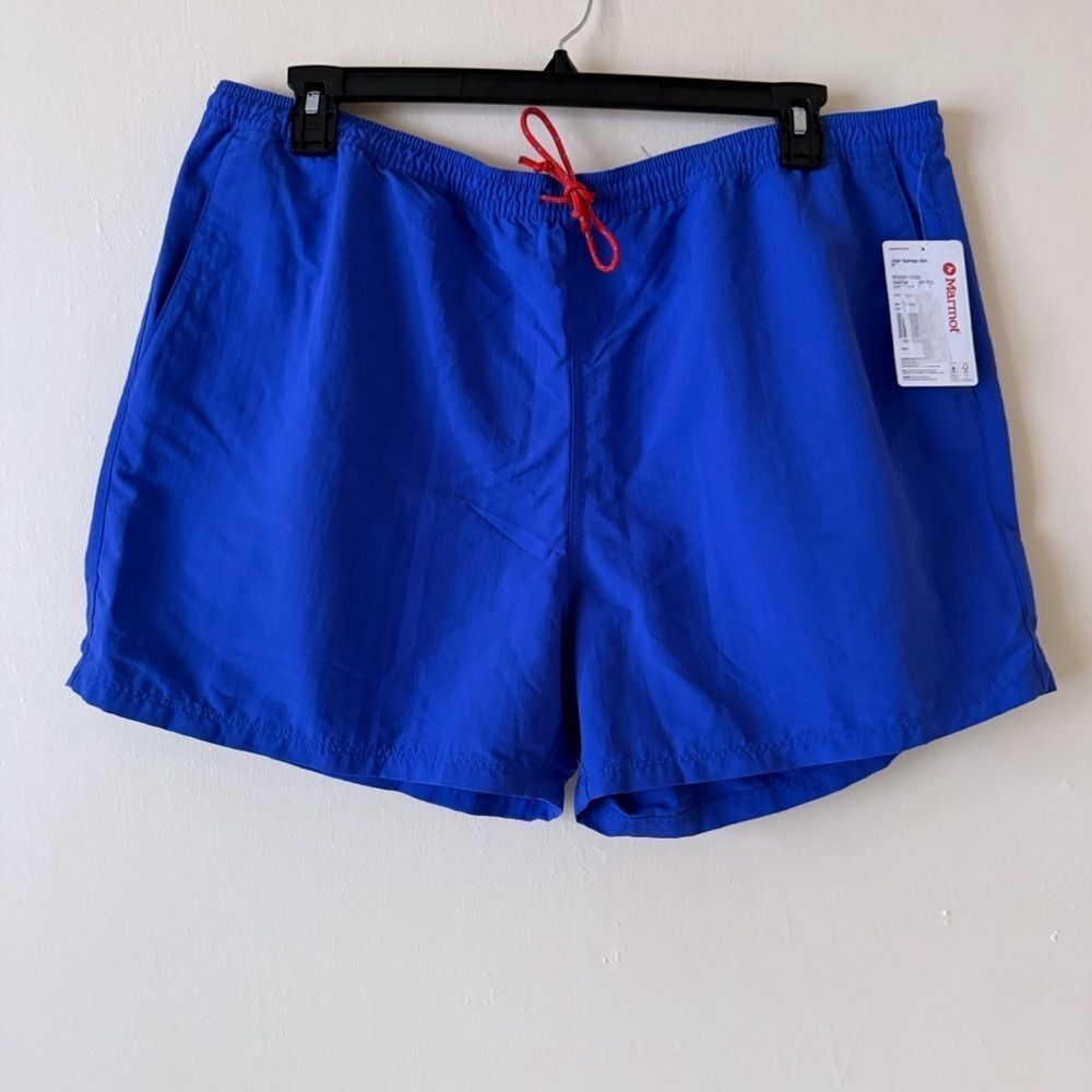 Marmot Juniper Springs Shorts Men‎s Drawstring Swim Hiking 5" Inseam NEW sZ XXL